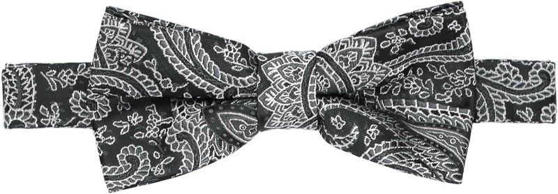 tiemart Pre-Tied Adjustable Men's Band Collar Bow Tie - Image 2